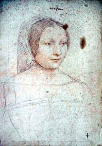 Marie de Monchenu, demoiselle de Macy, femme de Louis d'Harcourt, c.1525 Marie de Monchenu, demoiselle de Macy, femme de Louis d'Harcourt, c.1525