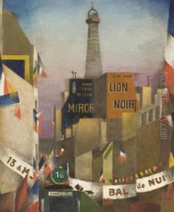 Le Bal Du 14 Juillet Et La Tour Eiffel