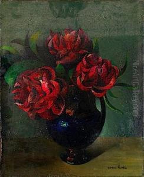 Vase De Fleurs Rouges - view 1