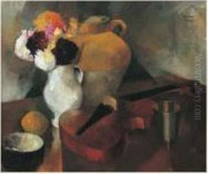 Nature Morte Au Violon, Circa 1920 by Pierre Hode