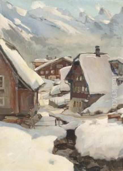 Winter In Den Bergen. - view 1