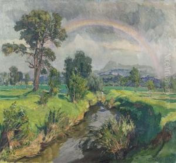 "landschaft Bei Waldibrucke Im Seetal". - view 1