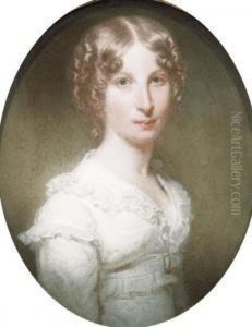 Portrait Of Anne Madeleine Henriette De Bosset by Charles Howard Hodges