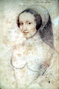 Jeanne, fille de Jacques, sire de Cardelan (c.151-?), c.1540 by (studio of) Clouet