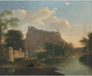 View Of The North End Of The Fort Of Chunar Gur