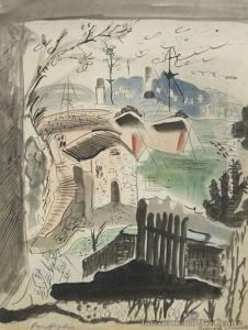 Bodinnick Cornwall by Frances Mary Hodgkins