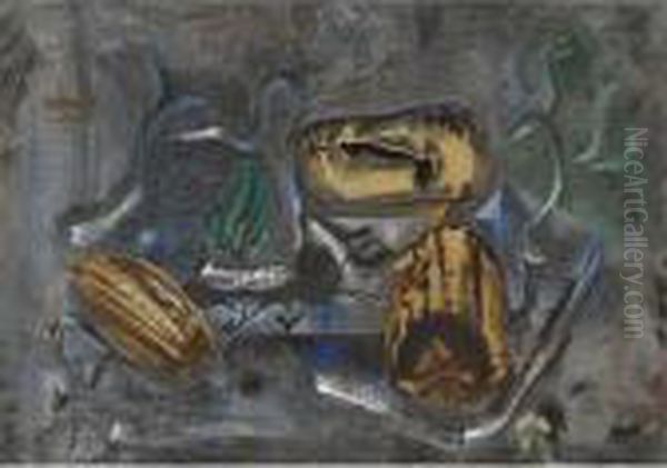 Still Life With Gourds - view 1