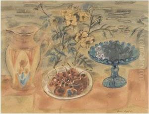 Still Life With Cherries by Frances Mary Hodgkins