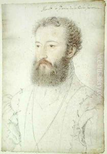 Portrait of Charles de Bourbon (1515-65) c.1555 by (studio of) Clouet
