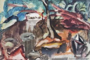 River Tone, Somerset by Frances Mary Hodgkins