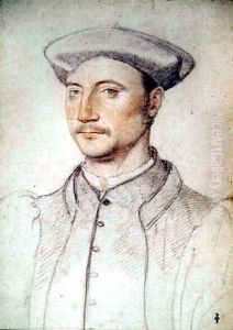 Portrait of an unknown prelate, probabely Philippe, bishop of Limoges, c.1550