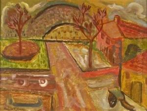 Crossroads, Barcelona by Frances Mary Hodgkins