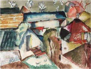 Malmain Farm by Frances Mary Hodgkins