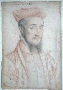 Portrait of Cardinal Charles de Lorraine (1525-74) c.1555 by (studio of) Clouet