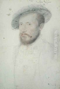 Portrait of Claude Gouffier (1510-70) Duke of Roannais, c.1543 by (studio of) Clouet