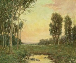 The Meadow Brook by Arthur Hoeber