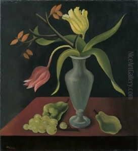 Tulpenstilleben by Heinrich Hoerle