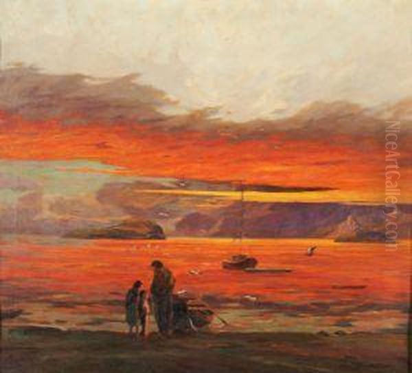 Sunset On The Gulf Of California - view 1
