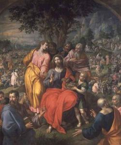 The Feeding of the Five Thousand, c.1590 by Hendrick De Clerck