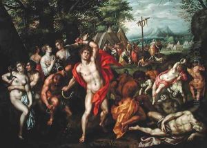 The Brazen Serpent by Hendrick De Clerck