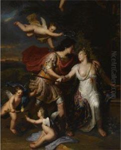 Rinaldo And Armida by Gerard Hoet