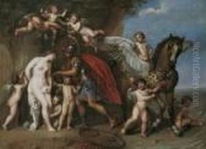 Perseus Die Gefesselte Andromeda Befreiend. by Gerard Hoet