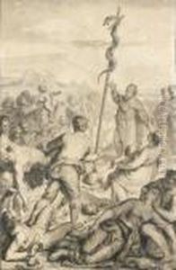 Moise Et Le Serpent D'airain