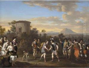 The Arrival Of Aeneas At Pallanteum