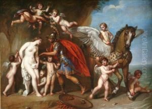 Manner Of Gerard Hoet
'perseusuntieing Andromeda, Surrounded By Pitti And Accompanied By
Pegasus by Gerard Hoet