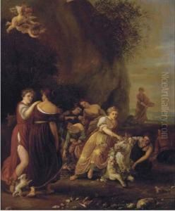 The Rape Of Europa by Gerard Hoet