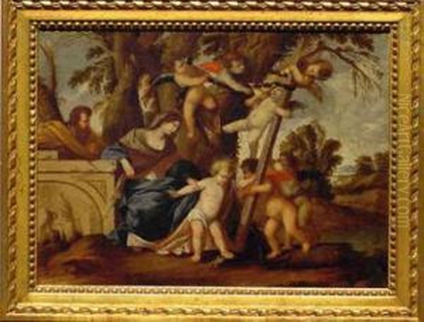 Holy Family With Christ Killing The Serpent - view 1