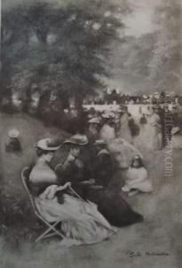 Au Bois De La Cambre by Emile Hoeterickx