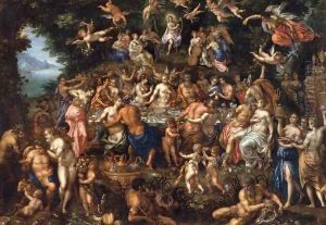 The Nuptials of Thetis and Peleus by Hendrick De Clerck