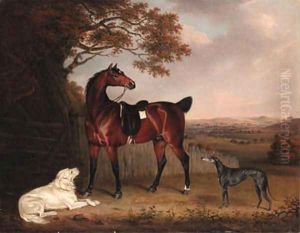 A Favorite Hunter of Robert Bower of Welham by Henry Bernard Chalon