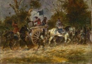 Auf In Die Schlacht. by Anton Hoffmann
