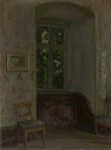 Interieur Mit Fensternische by Franz Hoffmann-Fallersleben