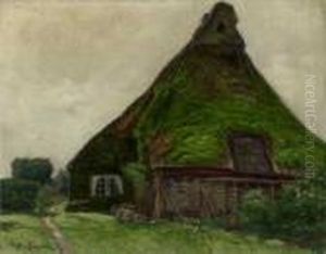 Reetgedecktes Haus Im Sommer by Franz Hoffmann-Fallersleben
