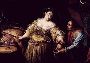 Judith Beheading Holofernes, c.1648-54 by Francesco del Cairo