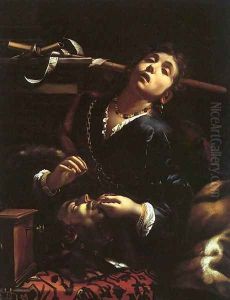 Herodias with the Head of St. John the Baptist 1625-30 by Francesco del Cairo