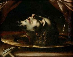 The Head of St. John the Baptist by Francesco del Cairo
