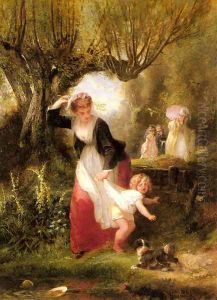 The Spanking by Francois Claudius Compte-Calix