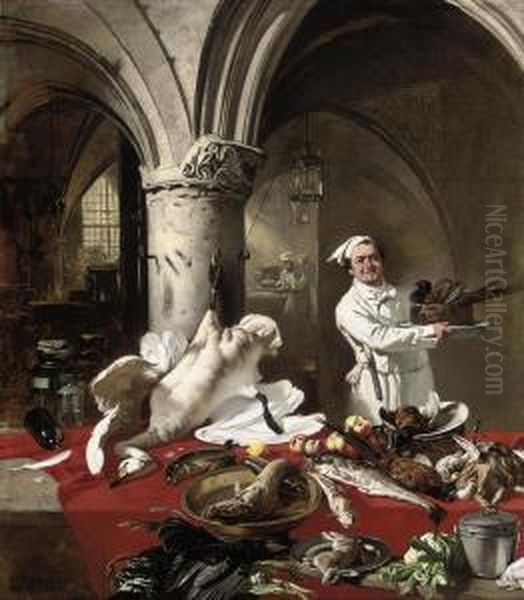 Preparing The Feast by Charles Hoguet