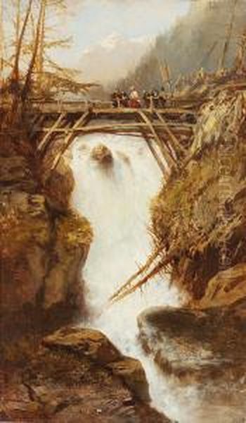 Wasserfall Im Gebirge - view 1