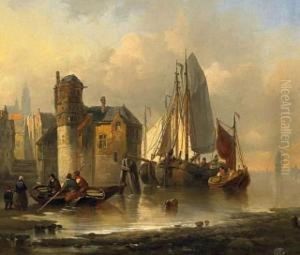 In A Flemish Harbour