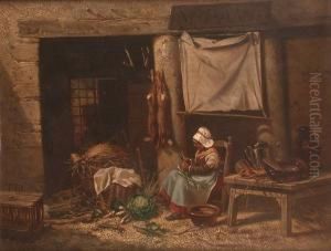 Preparing Vegetables by Charles Hoguet
