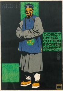 Direct China Cotton Importers Wonalancet Company Nashua Nh by Ludwig Hohlwein