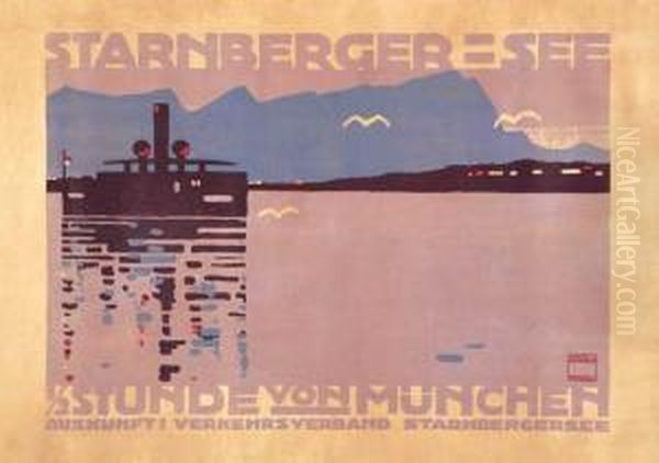 Starnberger See. 1910. - view 1