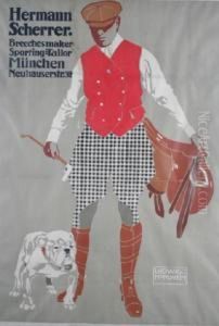Hermann Scherrer, Breechesmaker by Ludwig Hohlwein