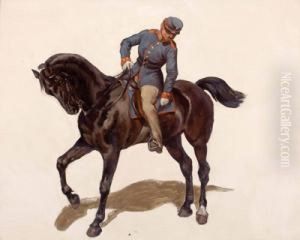 Pferdedressur by Wilhelm Hohnel