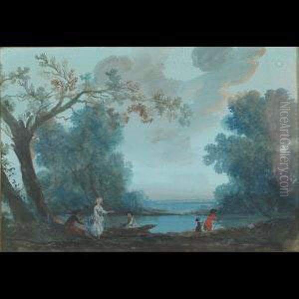Figures In A Park - view 1